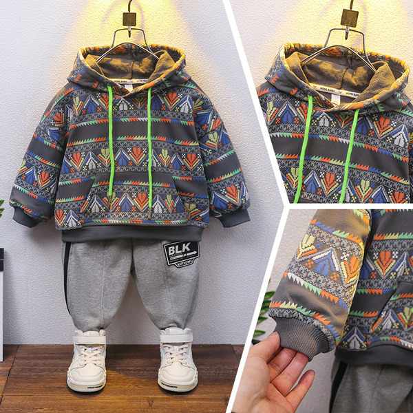 Hanorac pentru copii model nou cu gluga si buzunar pentru baieti