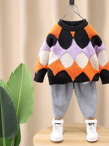 Vaikiškas rudens-žiemos megztinis berniukams