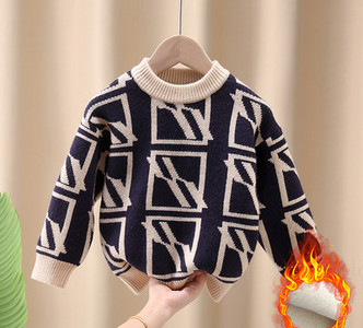 Pulover casual cu gâtul O pentru copii