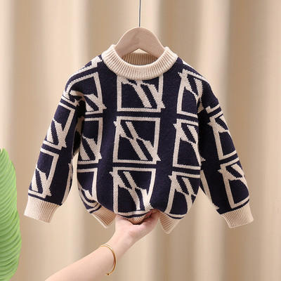 Pulover casual cu gâtul O pentru copii