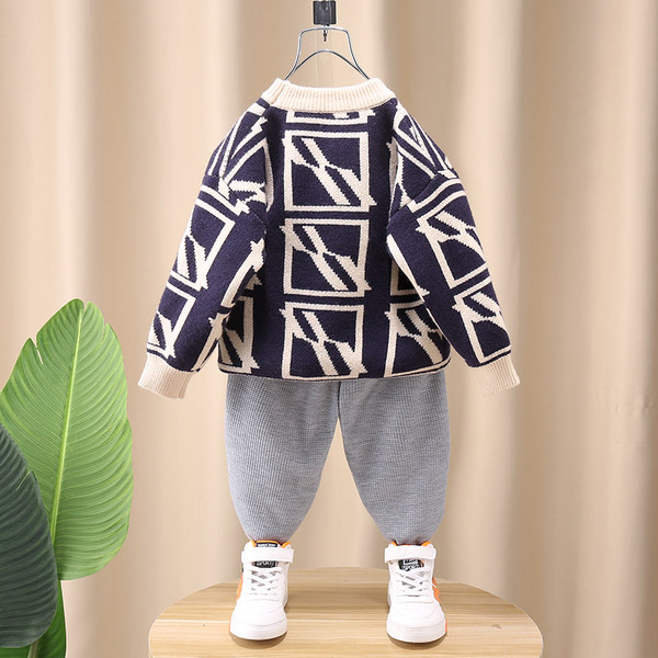 Pulover casual cu gâtul O pentru copii