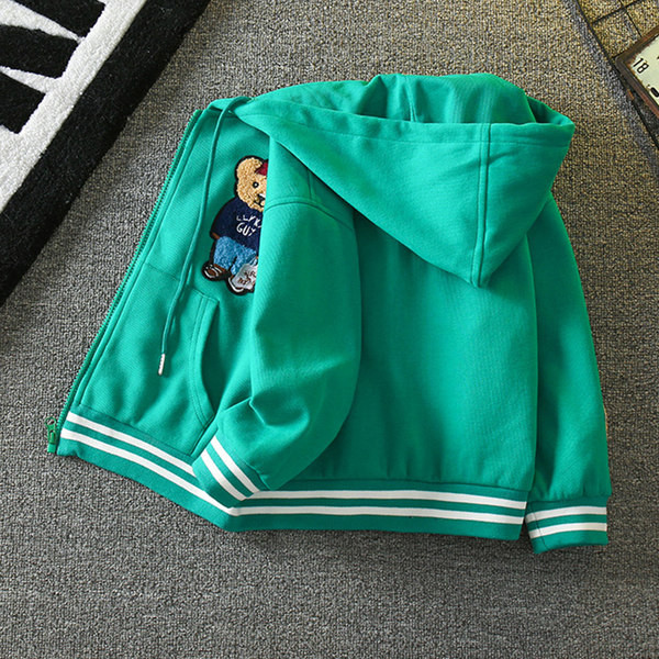 Tikandi ja kapuutsiga laste dressipluus poistele