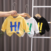 Új modell gyerek pulóver kapucnival - fiúknak