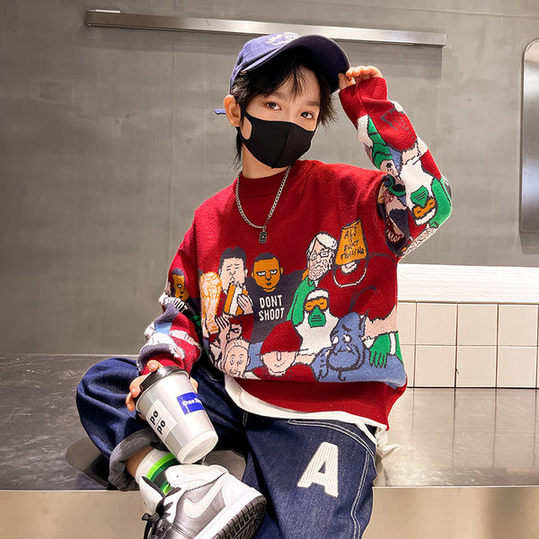 Őszi - téli pulóver fiúknak