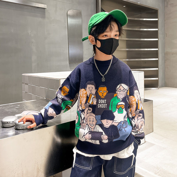 Őszi - téli pulóver fiúknak