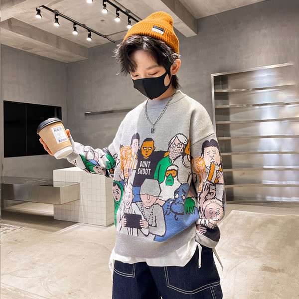 Őszi - téli pulóver fiúknak