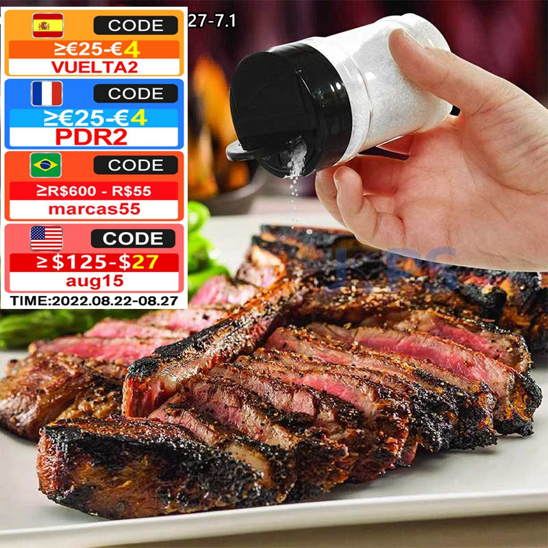 4/10/15/20 tk etikettidega vürtsipurgid Plastikust läbipaistev vürtsipudeli konteinerid vürtside pipra soola jaoks Cocina köögi vürtsipurgi jaoks