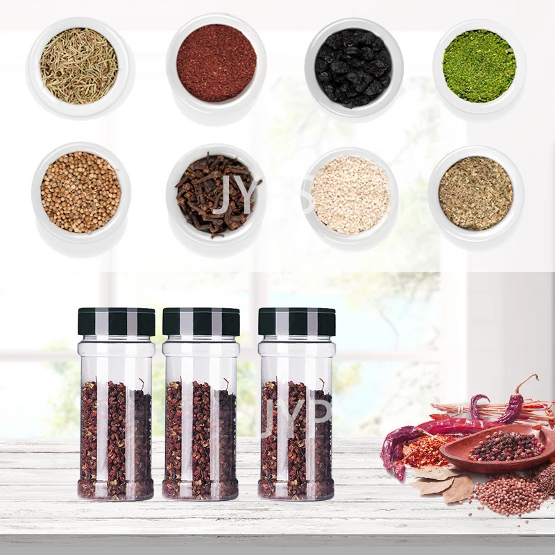 5/10/15/20 vnt. Druskos ir pipirų plaktuvai Prieskonių stiklainiai Prieskonių indelis Plastikas Be BPA Kanistrų rinkinys Virtuvinis cukraus dubuo