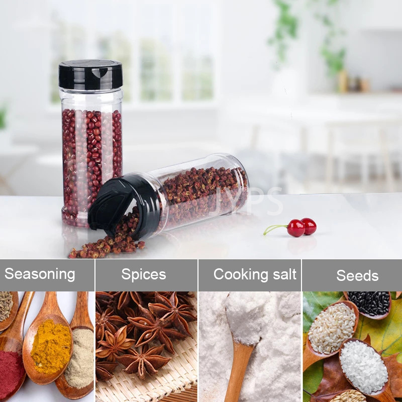 5/10/15/20 vnt. Druskos ir pipirų plaktuvai Prieskonių stiklainiai Prieskonių indelis Plastikas Be BPA Kanistrų rinkinys Virtuvinis cukraus dubuo