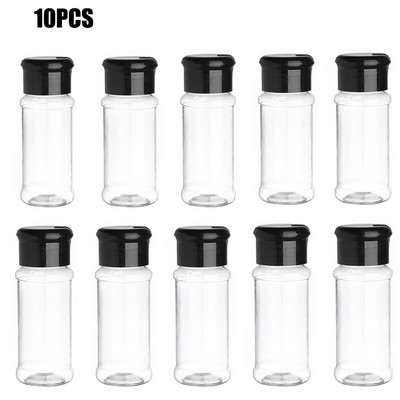 10/20 vnt Indeliai prieskoniams Druskos ir pipirų plaktuvai Prieskonių stiklainis prieskonių organizatorius Plastikas, kuriame nėra BPA, virtuvės cukraus dubuo