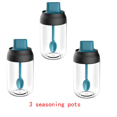 Konyhai fűszeres tégely Háztartási sószóró Fűszerdoboz Kombinált Olajozó Háztartási Grillkefe doboz