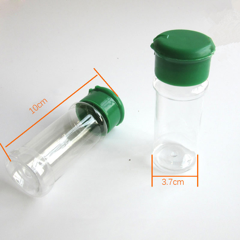 5-20 buc borcane din plastic de 100 ml pentru condimente Set de agitatoare de sare și piper Set borcan de condimente pentru grătar Cutie de piper Sticla de condimente Gadget de bucătărie