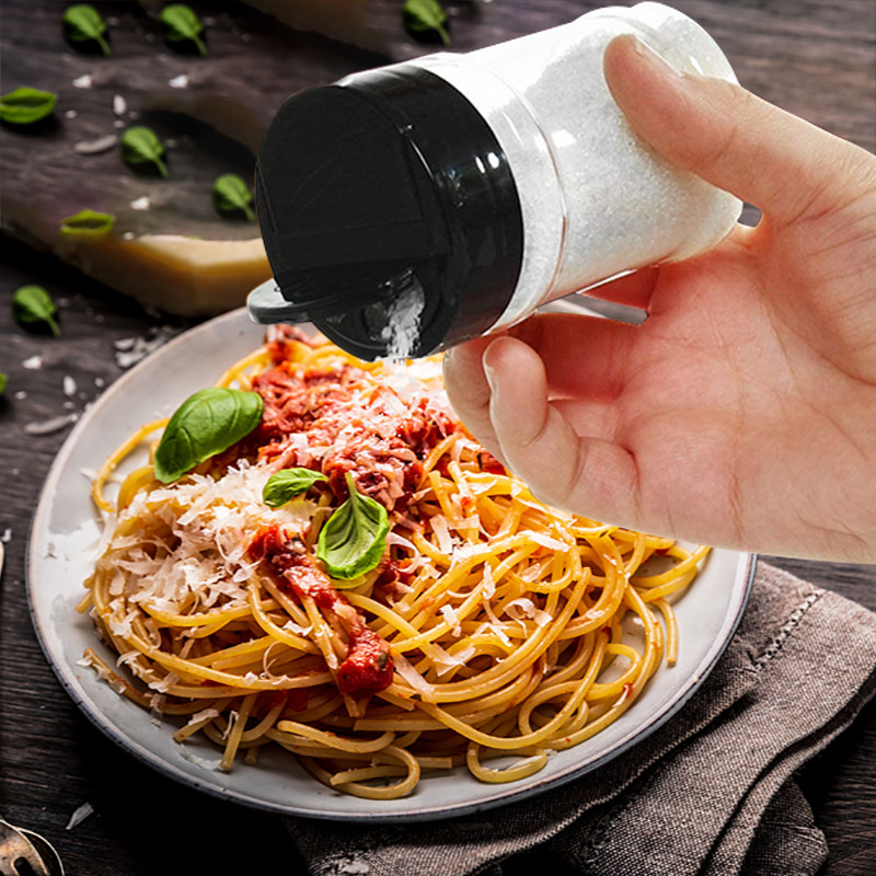 Set de recipiente pentru condimente 5/10/20 buc. Agitatoare pentru sare și piper Recipient de depozitare pentru condimente fără BPA, Raft pentru condimente, borcan de bucătărie cu etichetă