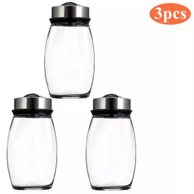 Fűszerüveg szett állvány Üveg paprika spray palackok Forgó fűszer cukor bors palack sótartók tartó konyhai fűszerszervező