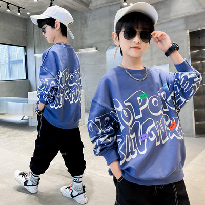 Hanorac de toamna copii pentru baieti cu litere