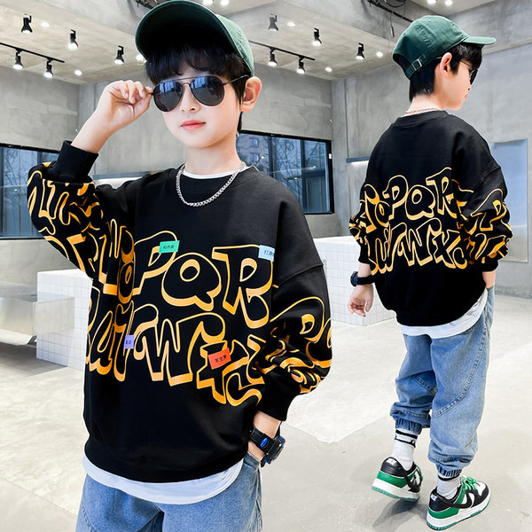 Hanorac de toamna copii pentru baieti cu litere