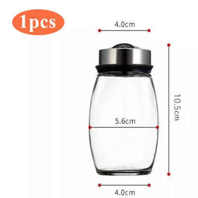 Set borcane de condimente Raft Organizator din sticlă Sticle rotative condimente pentru zahăr și piper Suport pentru sare Suport de depozitare pentru bucătărie