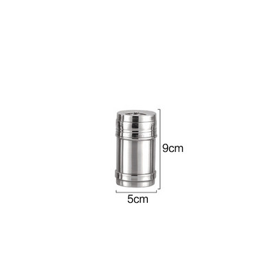 Nerūdijančio plieno virtuvės druskos plaktuvas pipirų maltų kmynų miltelių kepsninės prieskonių indelis prieskonių stiklainis dantų krapštukas buteliukas lipdukas