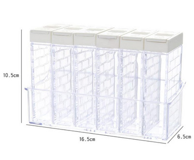 Konyhai Fűszertartó Fűszerdoboz Konyhai Fűszertároló Palackok Átlátszó Sópor Doboz Szerszám