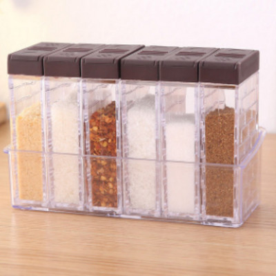 Konyhai Fűszertartó Fűszerdoboz Konyhai Fűszertároló Palackok Átlátszó Sópor Doboz Szerszám