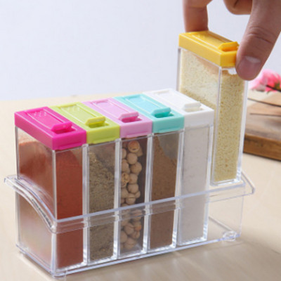 Konyhai Fűszertartó Fűszerdoboz Konyhai Fűszertároló Palackok Átlátszó Sópor Doboz Szerszám