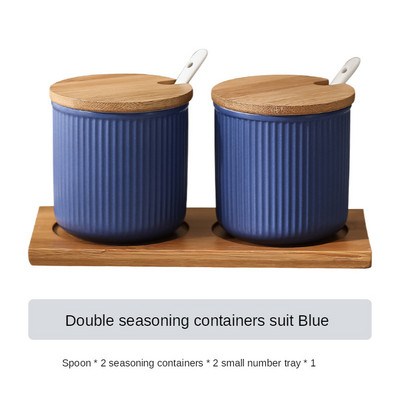 Morandi värviline maitseainepurk Kodumajapidamises kasutatav keraamiline soolapudel Suhkrukauss, õlipudel maitseainepurk Lihtne köögividinate komplekt