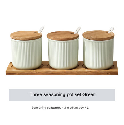 Morandi värviline maitseainepurk Kodumajapidamises kasutatav keraamiline soolapudel Suhkrukauss, õlipudel maitseainepurk Lihtne köögividinate komplekt