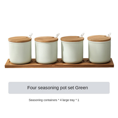 Morandi värviline maitseainepurk Kodumajapidamises kasutatav keraamiline soolapudel Suhkrukauss, õlipudel maitseainepurk Lihtne köögividinate komplekt