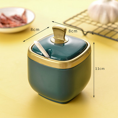 Cutie de condimente de glutamat monosodic de sare de lux Sarer de sare de lux Set de combinație de condimente cutie de condimente