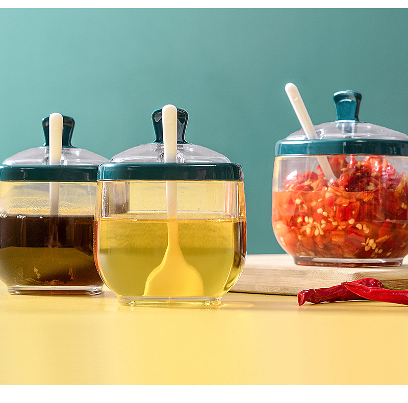 Cutie de condimente de glutamat monosodic de sare de lux Sarer de sare de lux Set de combinație de condimente cutie de condimente