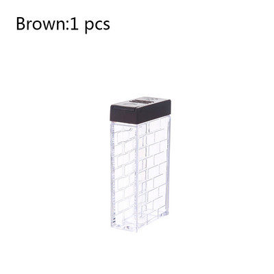 Átlátszó fűszerüveg készlet Só-bors fűszerező üveg Színes fedeles Konyhai fűszerkeverék tároló tartály