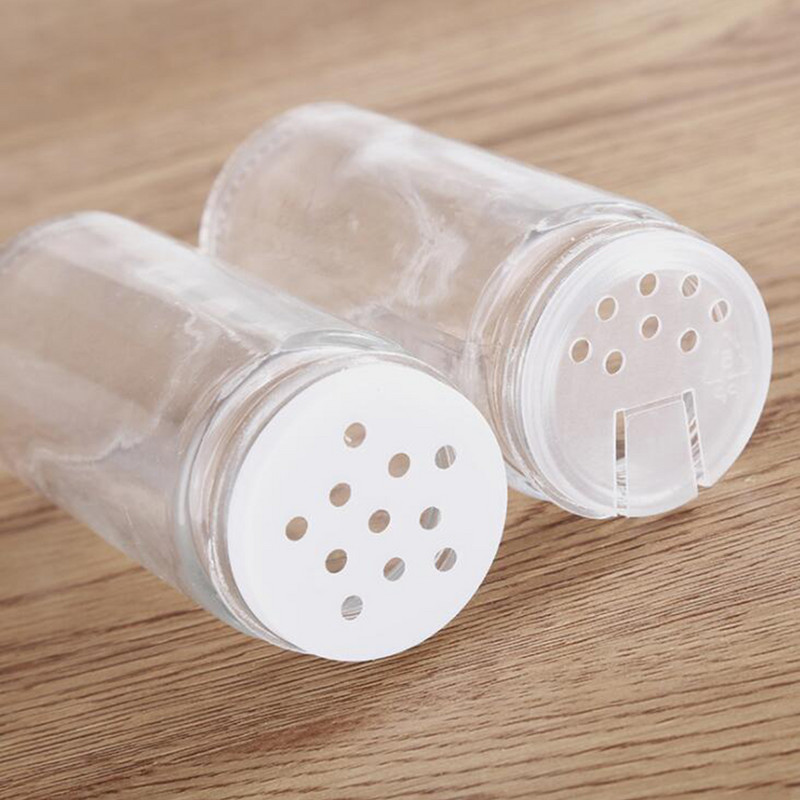 Borcane de sticlă pentru condimente Container cu etichete Autocolante Sticla de condimente pentru grătar Gatit piper sare Sticle de depozitare
