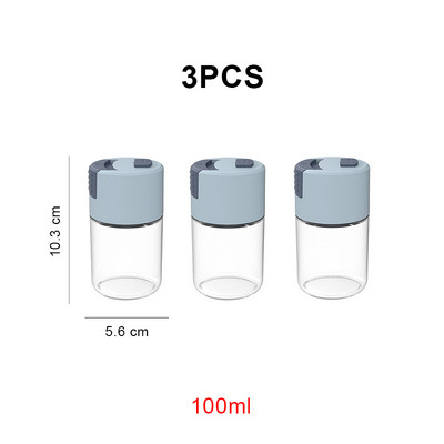 0,5 g adagoló só üveg fűszersó tégely tengeri sótartó adagoló palack Mennyiségi fűszerezés steak BBQ otthoni grillezéshez