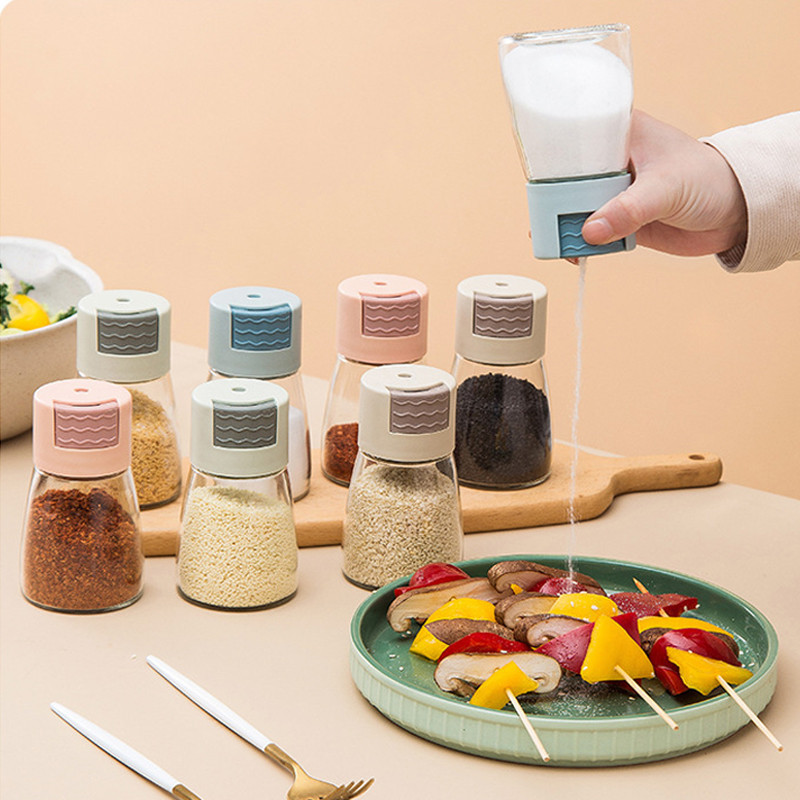 0,5 g adagoló só üveg fűszersó tégely tengeri sótartó adagoló palack Mennyiségi fűszerezés steak BBQ otthoni grillezéshez