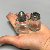 Virtuvės prietaisai Įrankis Mini Prieskonių laikiklis Stiklinis Butelis Pipirai Druska Cukraus Plaktuvas Kruet Pagardų Įrankiai Vaikai Pasidaryk pats Buitinis stiklainis