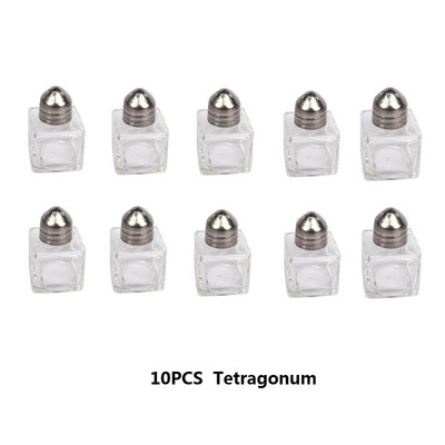 Virtuvės prietaisai Įrankis Mini Prieskonių laikiklis Stiklinis Butelis Pipirai Druska Cukraus Plaktuvas Kruet Pagardų Įrankiai Vaikai Pasidaryk pats Buitinis stiklainis