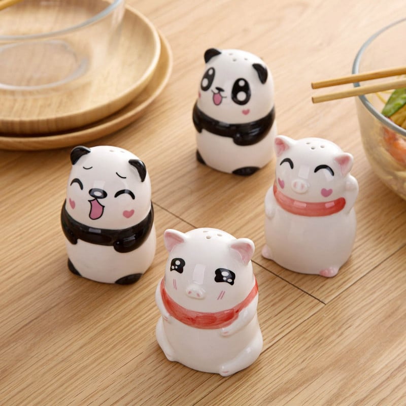 Keramička staklenka za začine Limenka Bočica sa začinima Posuda za sol i papar Posuda za začine Lonac Roštilj Začin Kuhinja Slatka