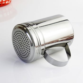 Dredge Pepper Versatile Dispenser Εργαλείο κουζίνας από ανοξείδωτο χάλυβα Μπουκάλια μπαχαρικών Μπάρμπεκιου σε σκόνη Salt Shaker Ζάχαρη με λαβή