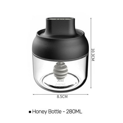 Accesorii transparente de bucătărie Borcan de condimente de sticlă pentru sare, zahăr, piper, pudră, cu lingură, sticla de condimente din plastic, borcan de sticlă de sare