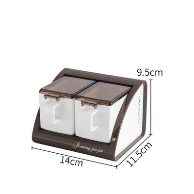 Virtuvė Buitinė sieninė cukraus dubenėlis Druska Prieskoniai Stiklainiai Organizatorius Pagardų laikymo Talpykla Virtuvės Prieskonių Dėžutės Programėlės