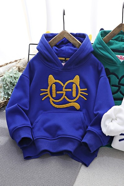 Hanorac pentru copii cu broderie pentru baieti