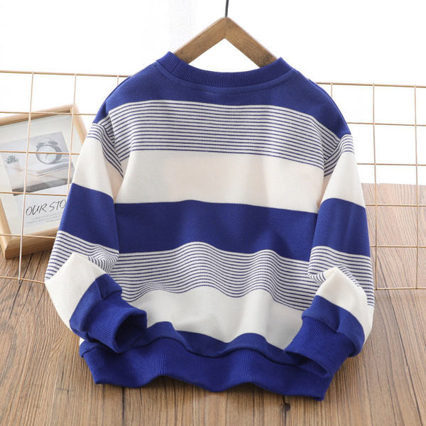 Hímzéssel ellátott, alkalmi gyerekpulóver fiúknak