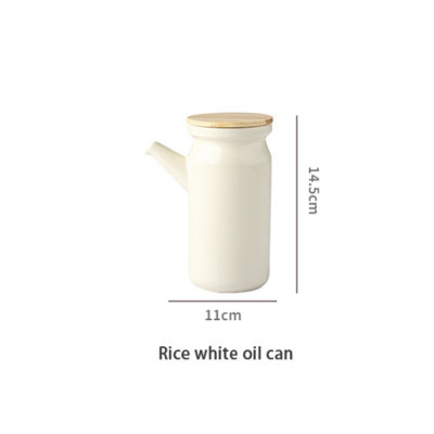 Bucătărie de uz casnic borcan de condimente din ceramică sare shaker piper oțet sticlă ulei zahăr chili condimente set borcan depozitare