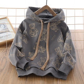 Hanorac pentru copii cu glugă pentru băieți - două culori