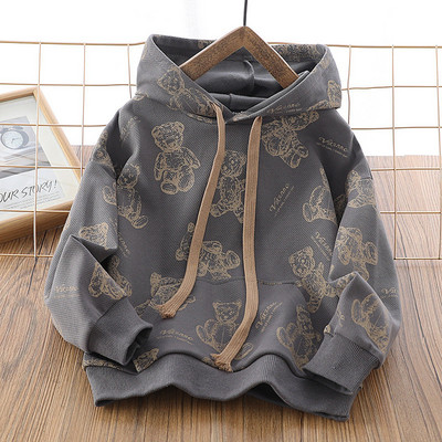 Hanorac pentru copii cu glugă pentru băieți - două culori