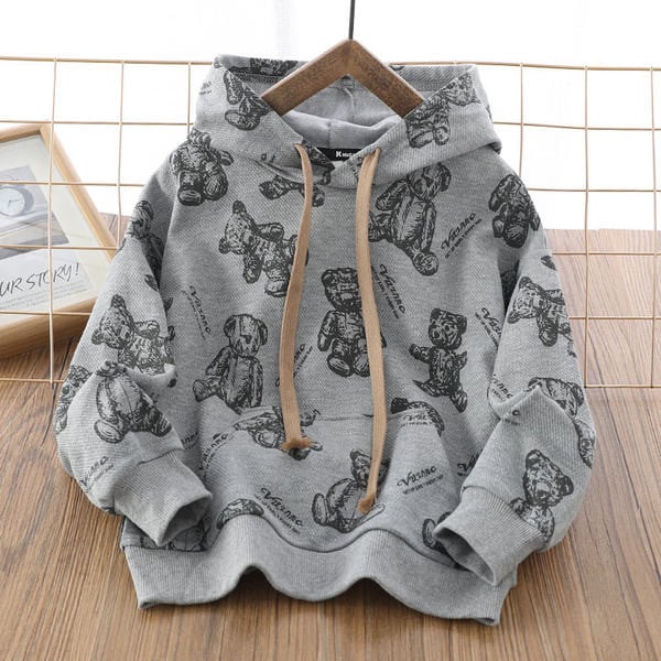 Hanorac pentru copii cu glugă pentru băieți - două culori