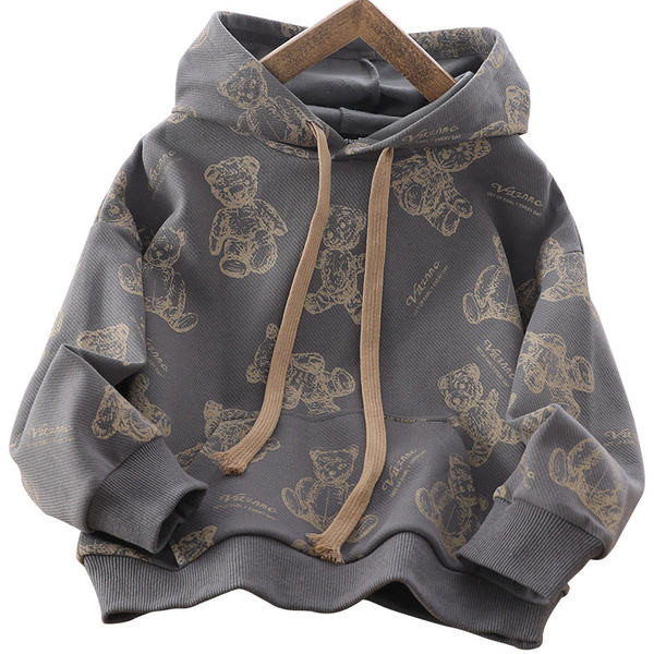 Hanorac pentru copii cu glugă pentru băieți - două culori