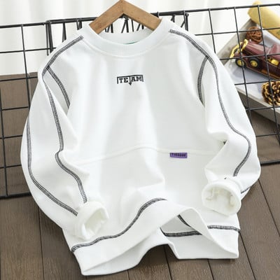 Bluza casual pentru copii cu gat rotund pentru baieti