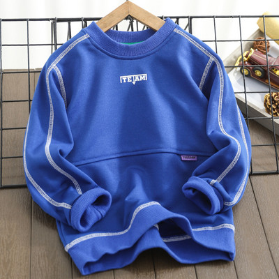 Bluza casual pentru copii cu gat rotund pentru baieti