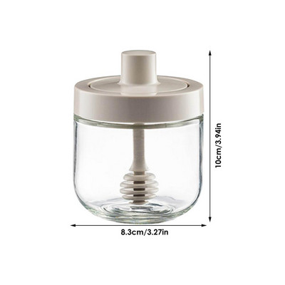 300 ml-es Fűszerüveg Lezárt Cruet Fűszeres Üveg Fűszerüveg Fűszerekhez Bors Só Konyhai Fűszertartó Ecset Kanál Rúd